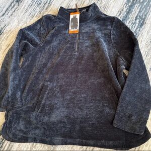 32 DEGREES HEAT Tan 1/4 Zip Pullover Jacket Quarter Zip With Pocket Size XXL